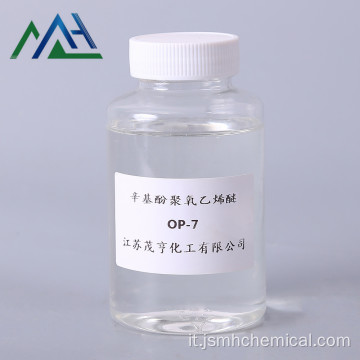 Poliossietilene monoottilfenil etere OP 7 CAS n. 9036-19-5